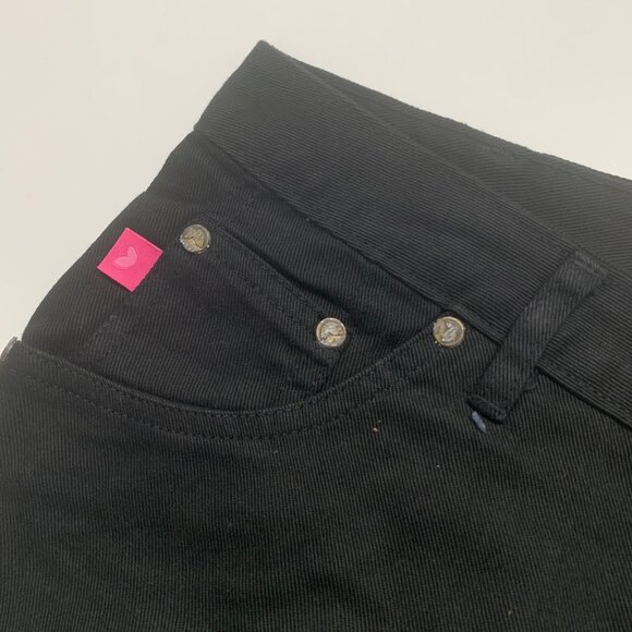 Woman Within Black Denim Jeans Size 24WP Natural Fit - Plus Size Short Petite - Picture 9 of 10